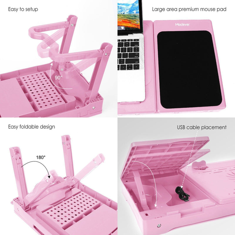 Foldable Laptop Table Bed Notebook Desk Computer Accessories - DailySale