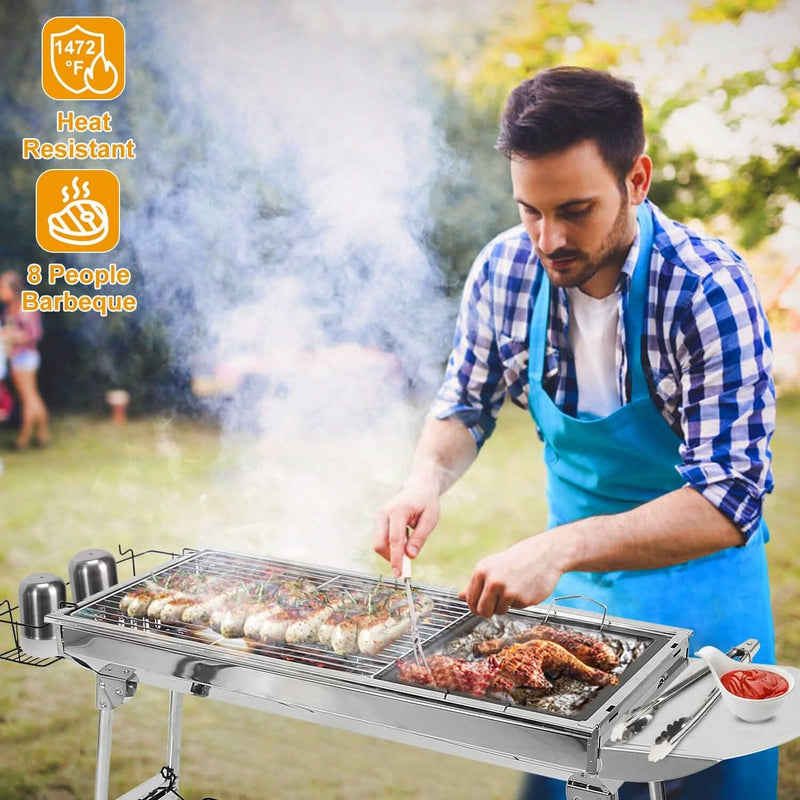 Foldable Portable Barbecue Grill Sports & Outdoors - DailySale