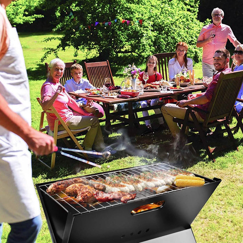 Foldable Portable BBQ Barbecue Grill Garden & Patio - DailySale