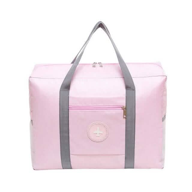 Foldable Travel Trolley Bag Bags & Travel Pink - DailySale