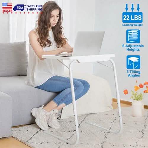 Foldable Tray Table Portable Sofa Computer Accessories - DailySale