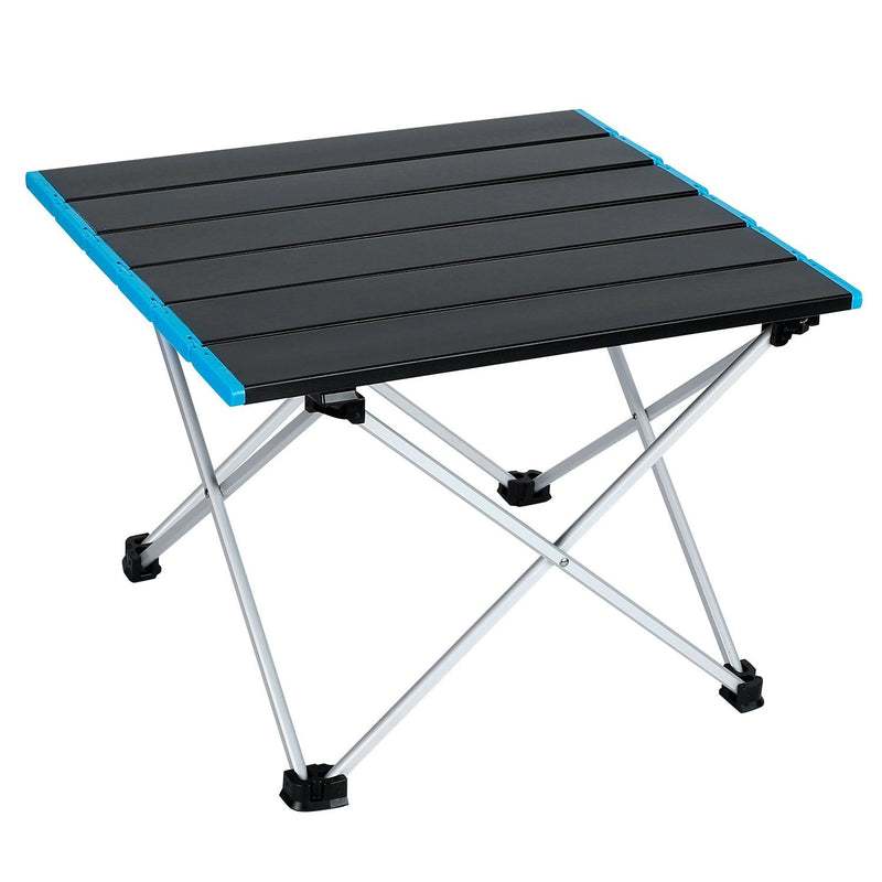 Folding Camping Table Aluminum Alloy Collapsible with Carry Bag Sports & Outdoors - DailySale