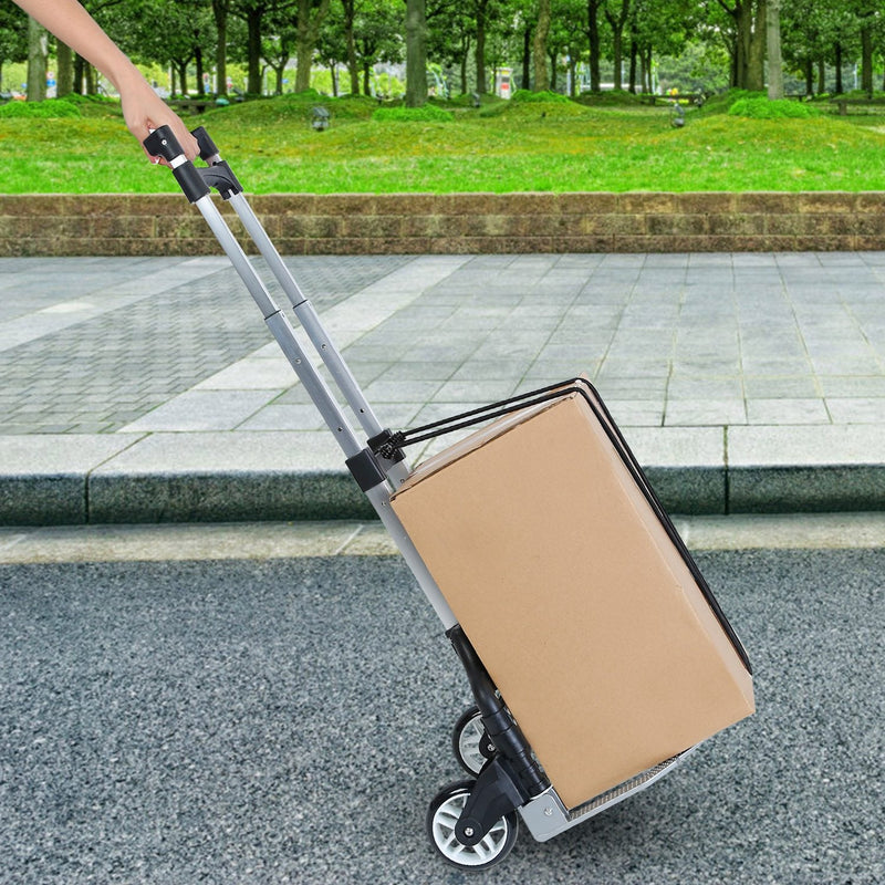 Folding Luggage Cart With Elastic Rope Bags & Travel - DailySale