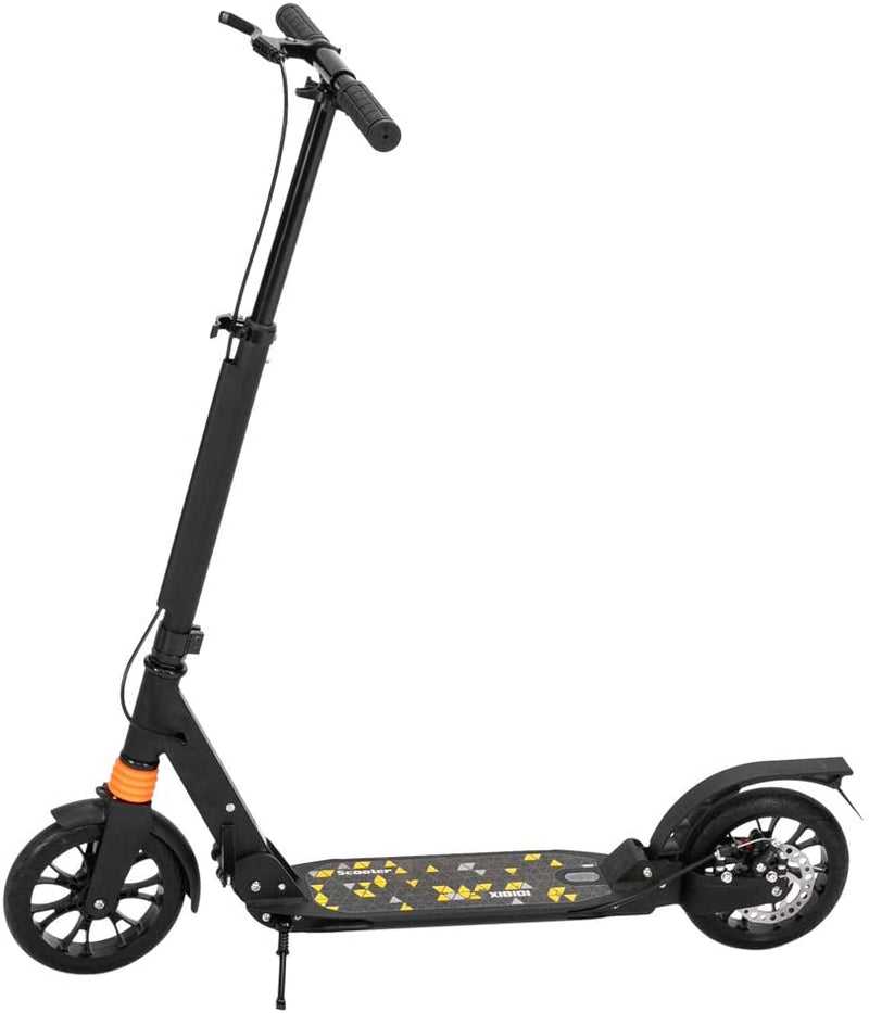 Folding Scooter for Adult and Teens Sports & Outdoors Black - DailySale