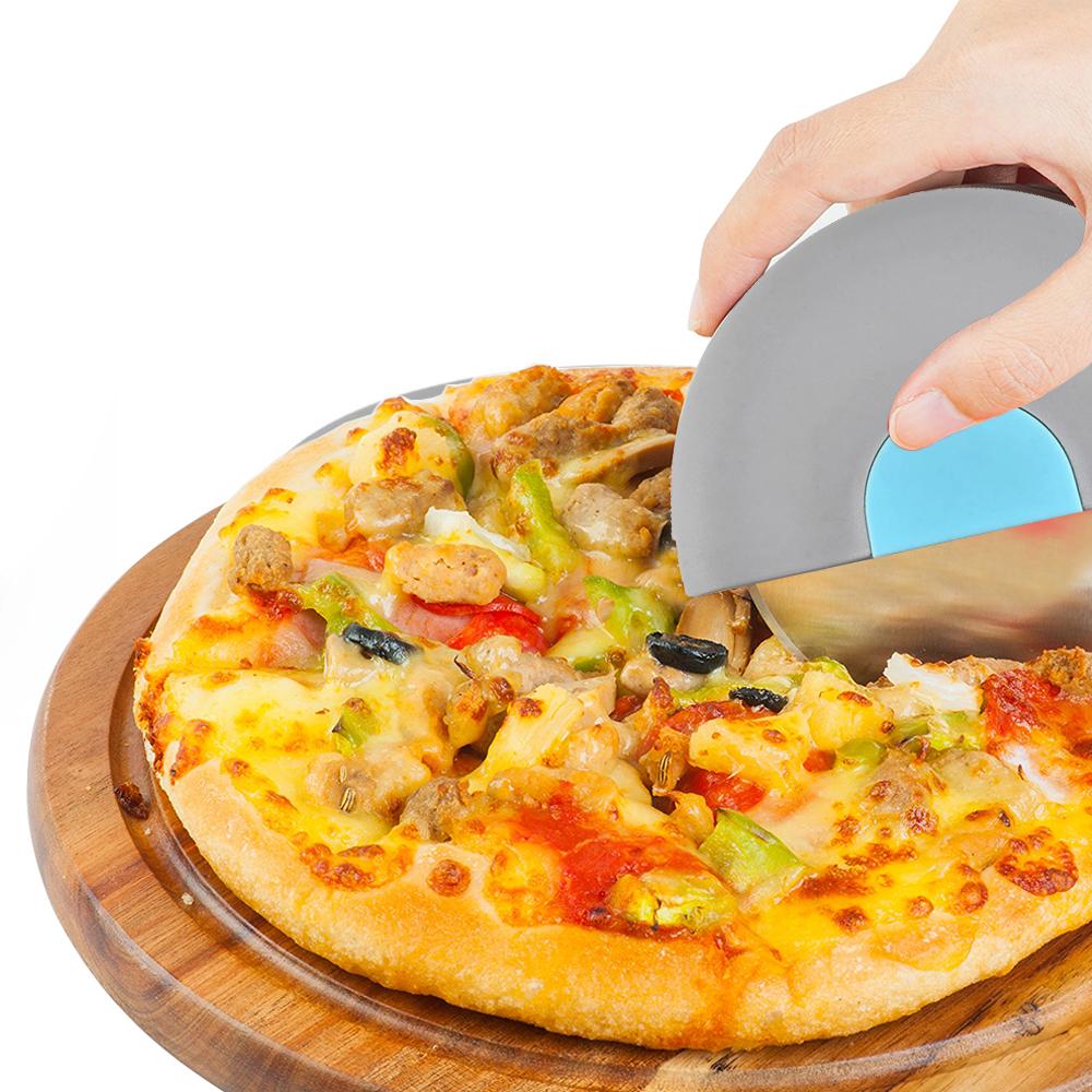 Food Grade Stainless Steel Premium Pizza Cutter Wheel Kitchen & Dining - DailySale