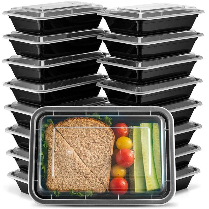 Food Storage Lunch Meal Prep Container Kitchen Essentials Single 20-Piece - DailySale