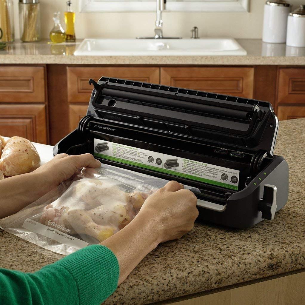 FoodSaver Vacuum Sealer System with Starter Bags & Rolls Kitchen Essentials - DailySale