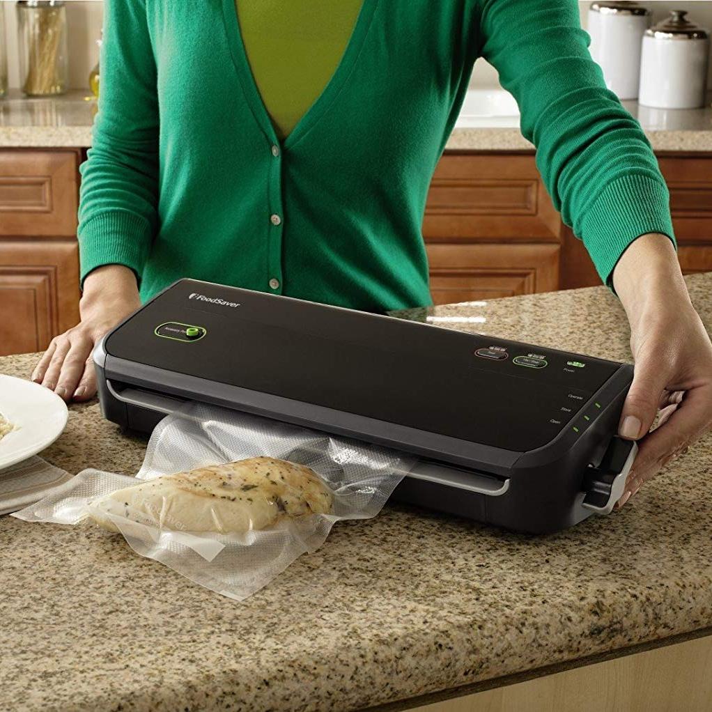 FoodSaver Vacuum Sealer System with Starter Bags & Rolls Kitchen Essentials - DailySale