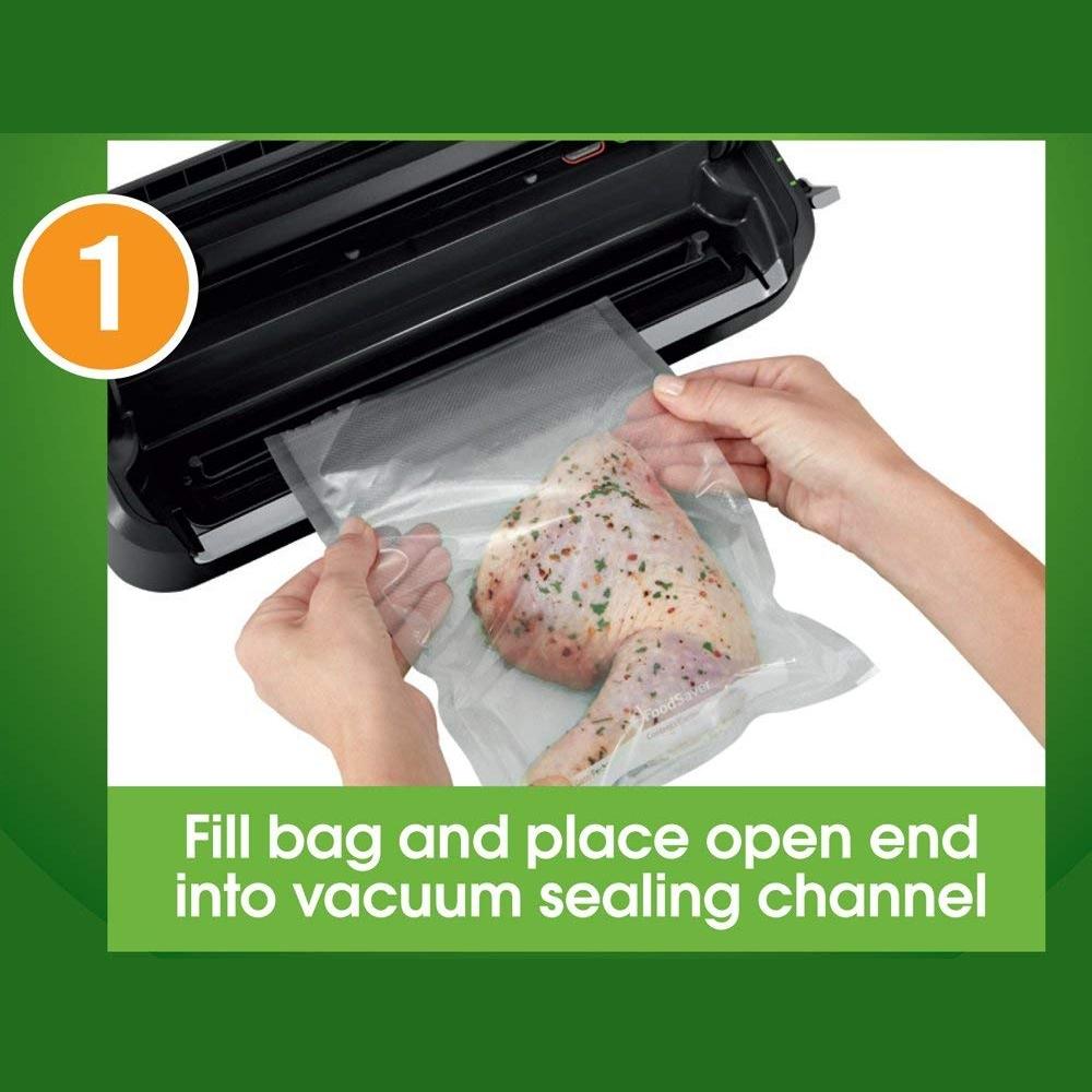 FoodSaver Vacuum Sealer System with Starter Bags & Rolls Kitchen Essentials - DailySale