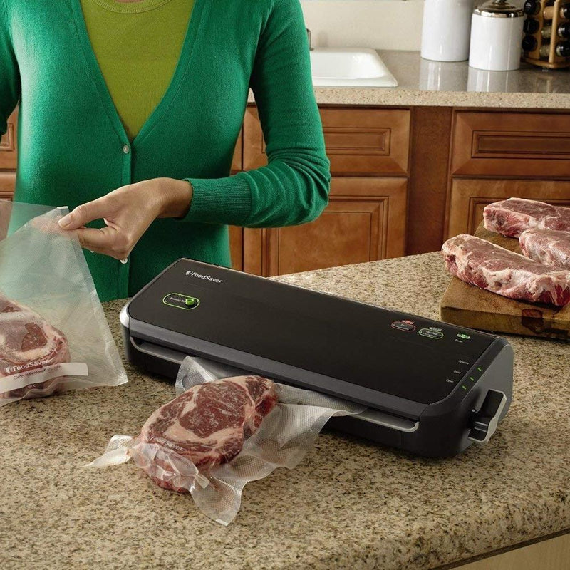 FoodSaver Vacuum Sealer System with Starter Bags & Rolls Kitchen Essentials - DailySale