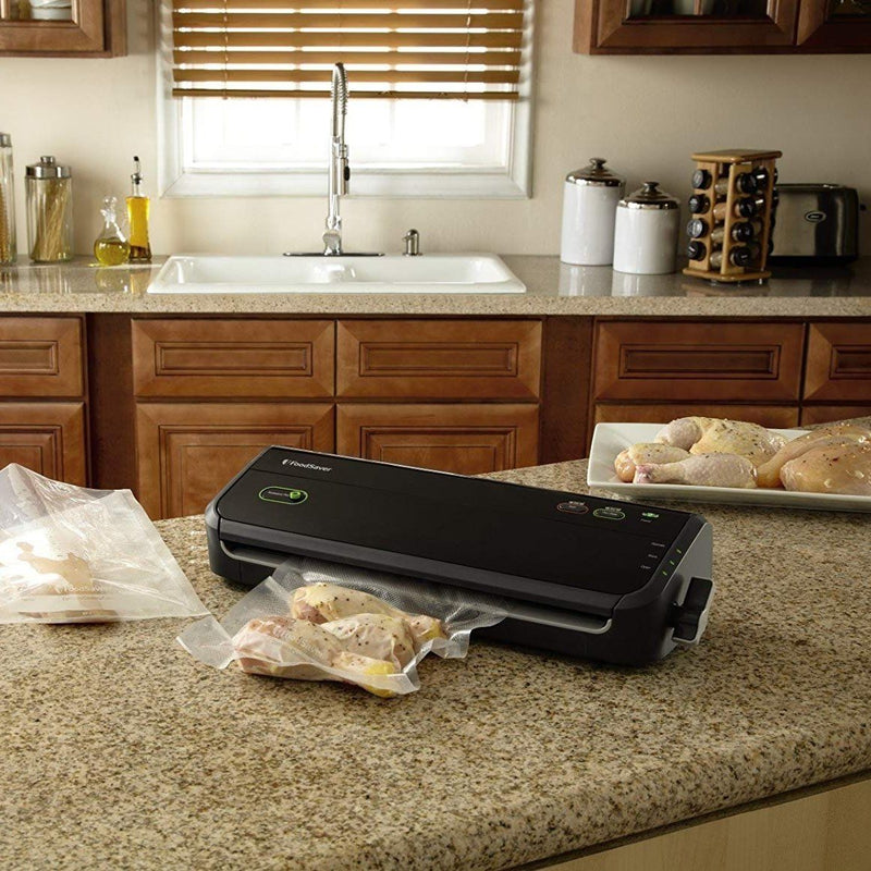 FoodSaver Vacuum Sealer System with Starter Bags & Rolls Kitchen Essentials - DailySale