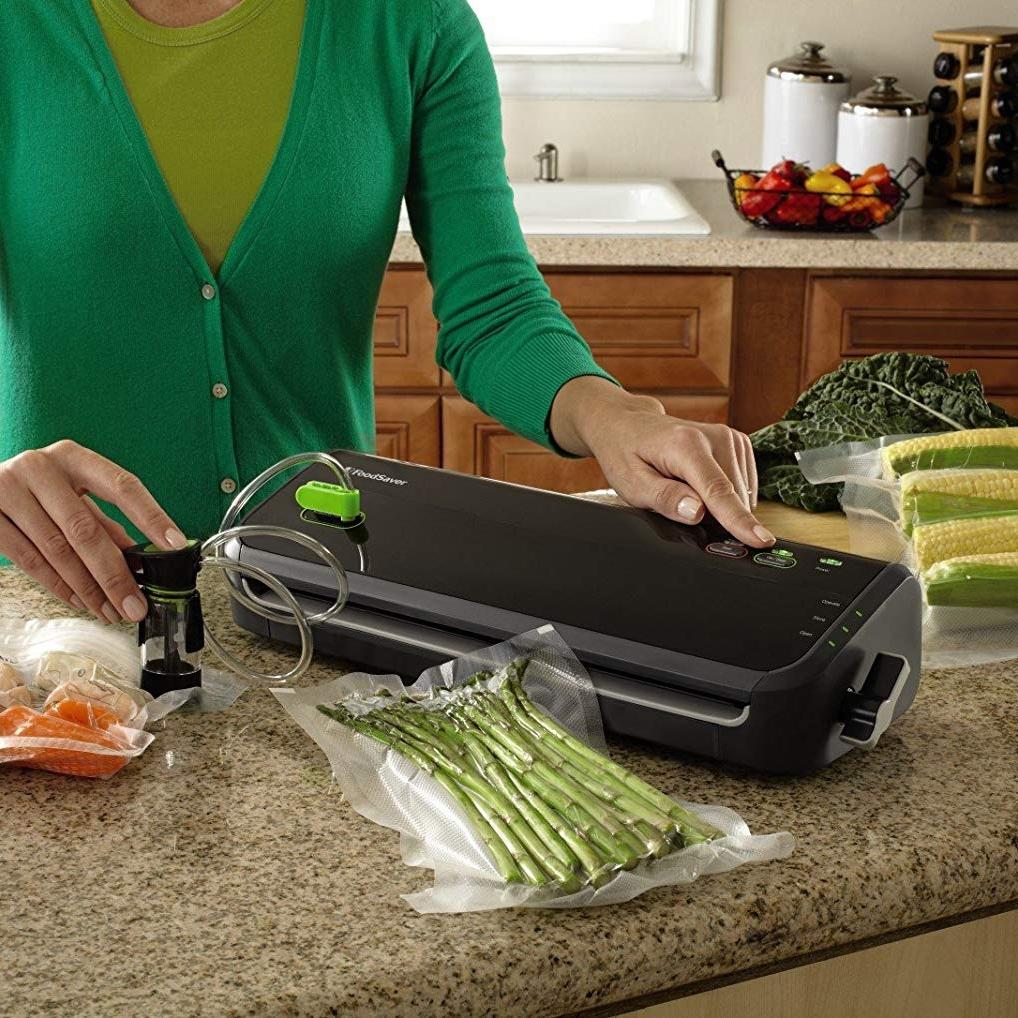 FoodSaver Vacuum Sealer System with Starter Bags & Rolls Kitchen Essentials - DailySale