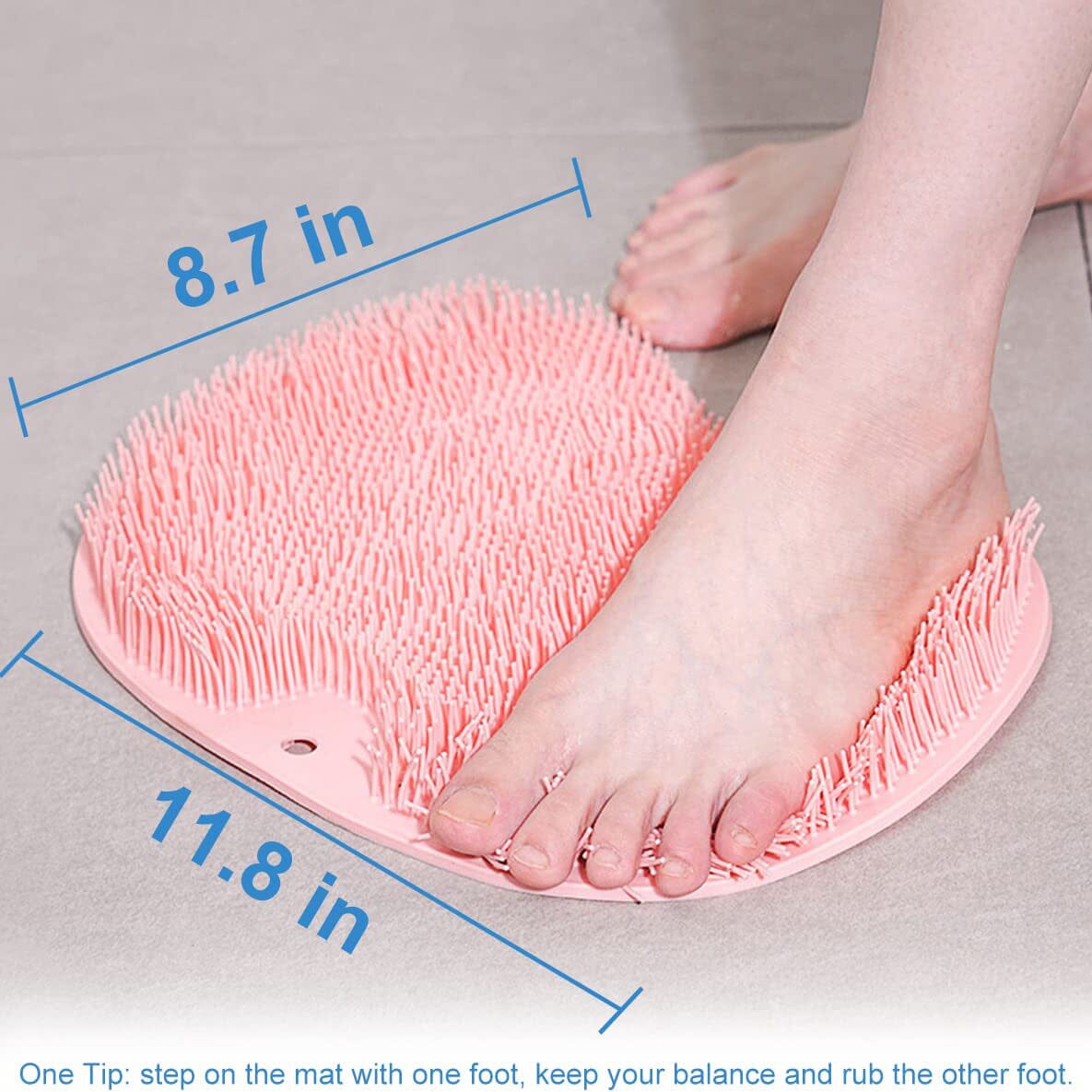 Foot Scrubber Back Brush Bathroom Massager Bath - DailySale