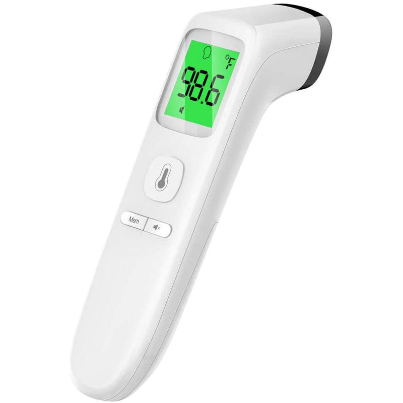 3/4 front view of Forehead Thermometer Non-Contact Infrared Thermometer FC-IR200 over the white background