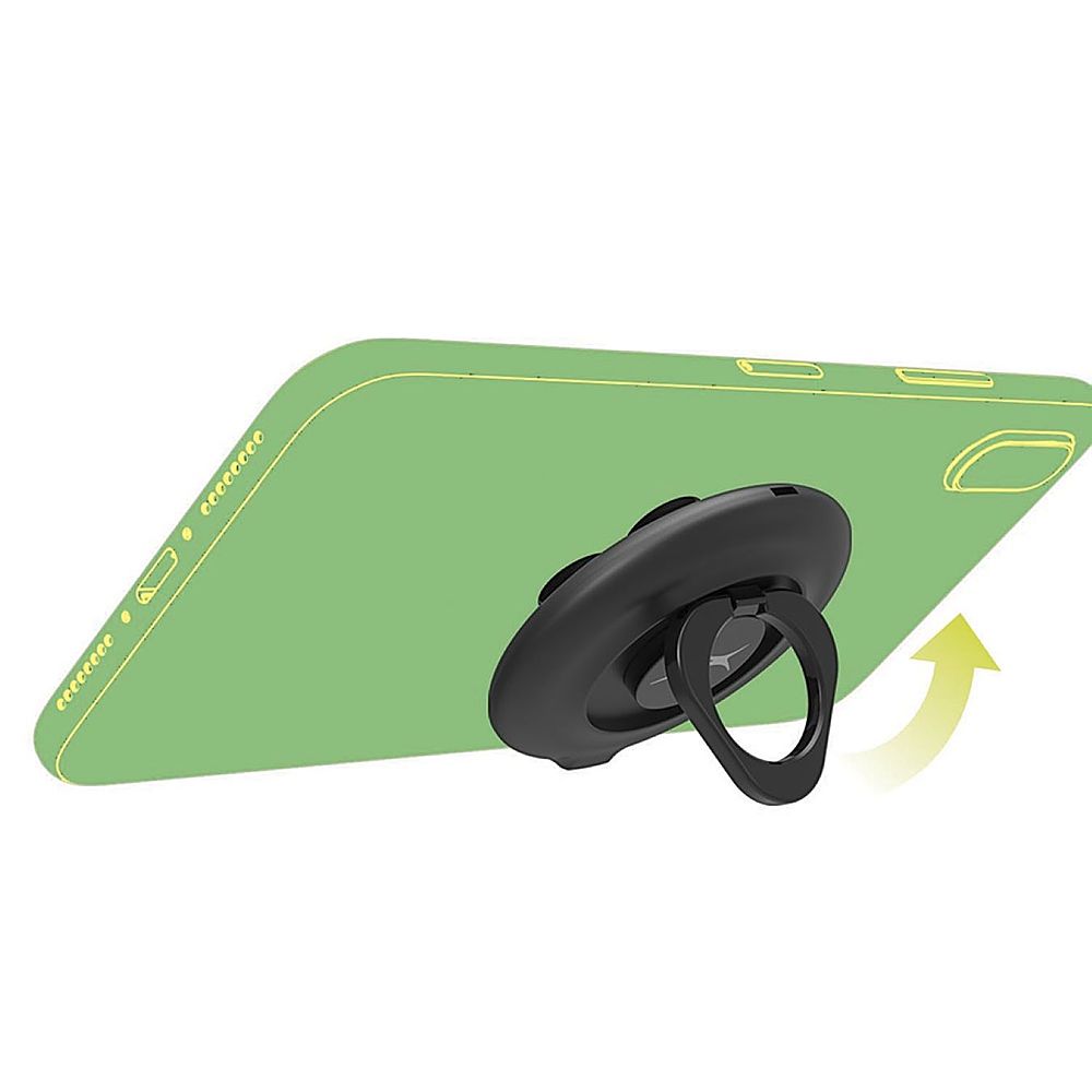 Free Play Qi Suction Grip Charging Pad with Ring Stand Mobile Accessories - DailySale