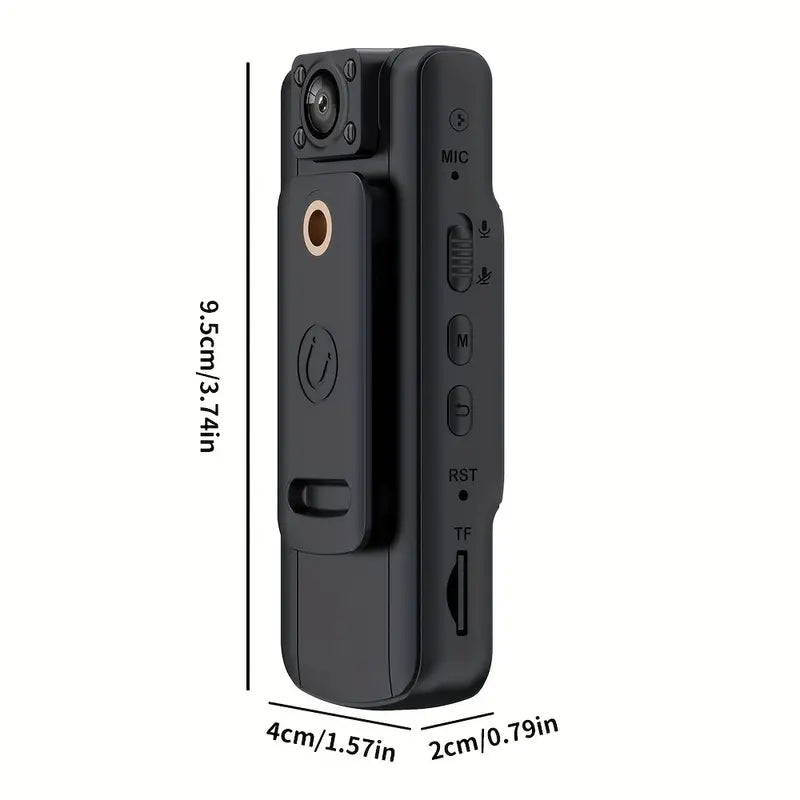 Full 1080P Police Body Camera With Clip Cameras & Drones - DailySale