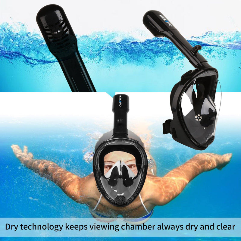 Full Face Mask Swimming Underwater Diving Snorkel Scuba