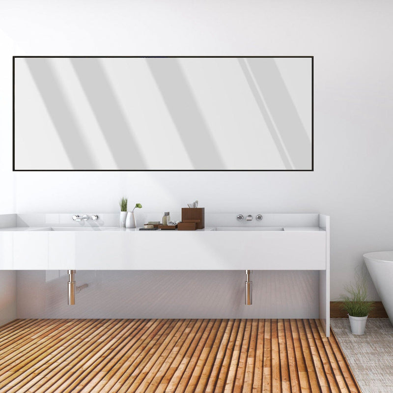 Full Length Mirror Aluminum Alloy Wall Mirror Free Standing Floor Furniture & Decor - DailySale