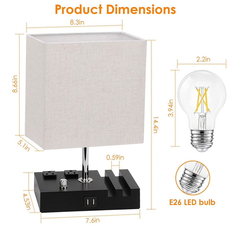 Fully Dimmable Table Lamp Indoor Lighting - DailySale
