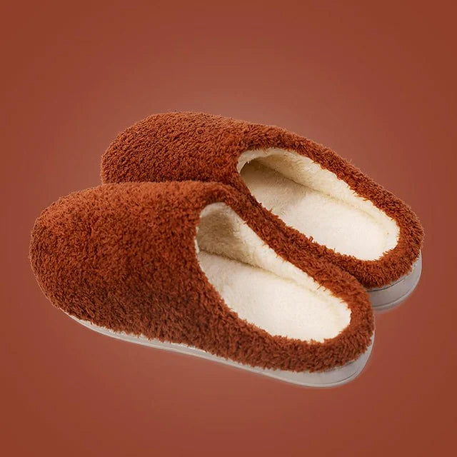 Fuzzy House Slippers Memory Foam Slippers Slip Women's Shoes & Accessories Caramel 6 - DailySale