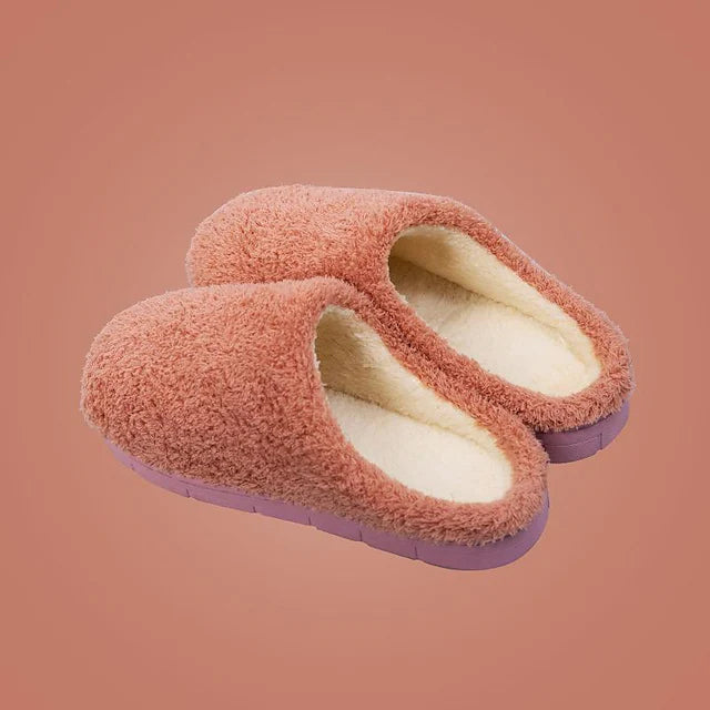 Fuzzy House Slippers Memory Foam Slippers Slip Women's Shoes & Accessories Pink 6 - DailySale