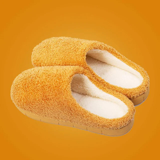Fuzzy House Slippers Memory Foam Slippers Slip Women's Shoes & Accessories Yellow 6 - DailySale