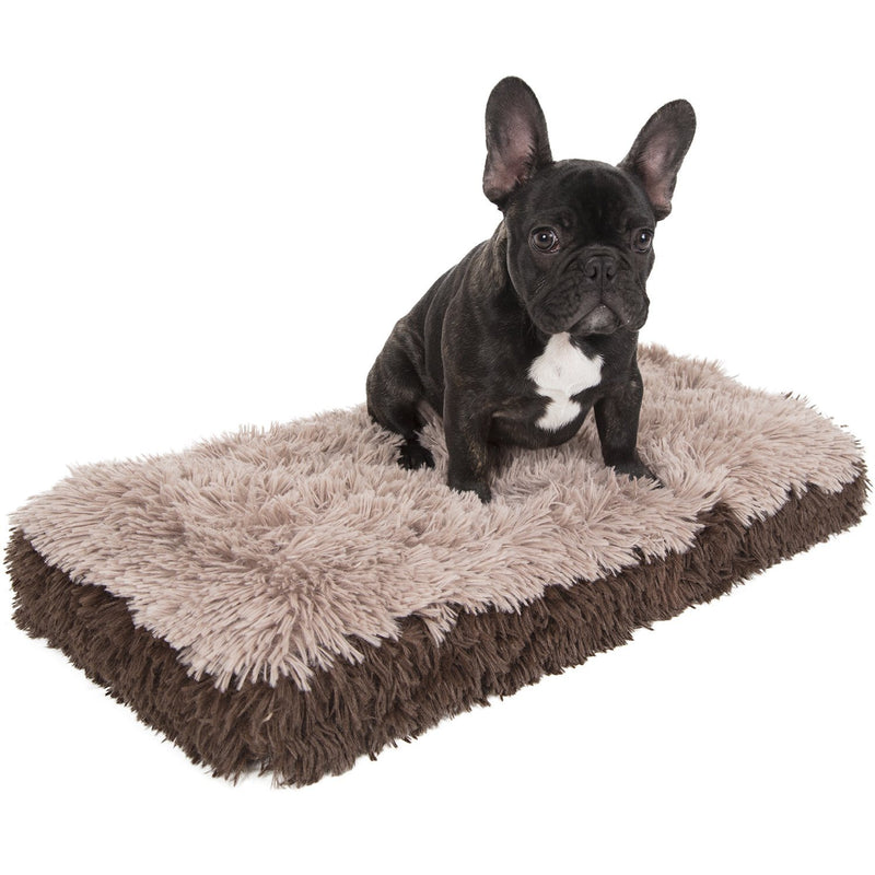 Fuzzy Pet Bed Pet Supplies S Beige - DailySale