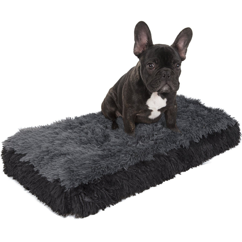 Fuzzy Pet Bed Pet Supplies S Black - DailySale