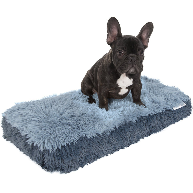 Fuzzy Pet Bed Pet Supplies S Blue - DailySale