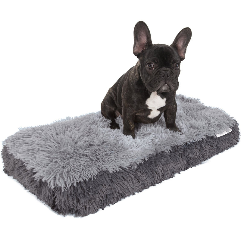 Fuzzy Pet Bed Pet Supplies S Gray - DailySale