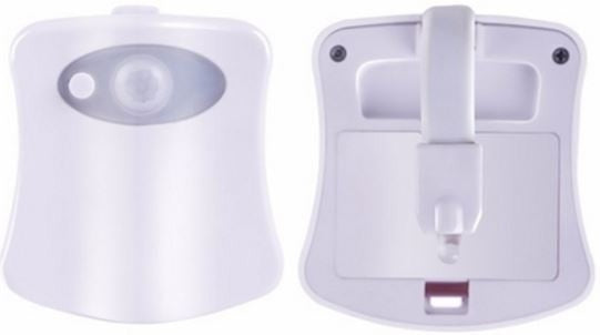 Daily Sale 8-Color LED Sensor Motion-Activated Bathroom Toilet Light