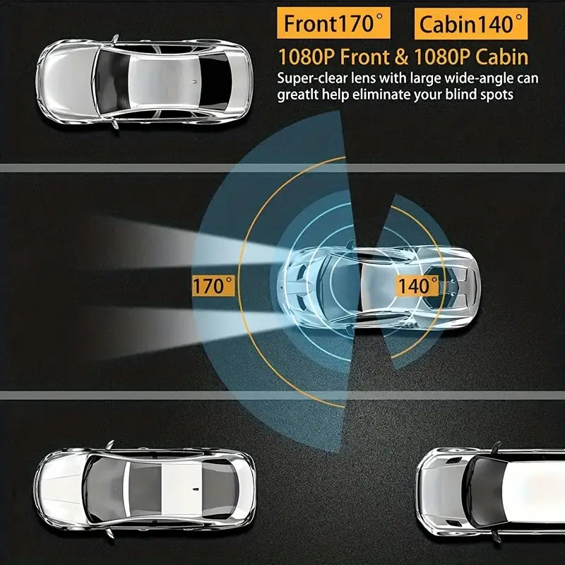 G Sensor HD Night Vision Loop Recording Wide Angle Car DVR Automotive - DailySale