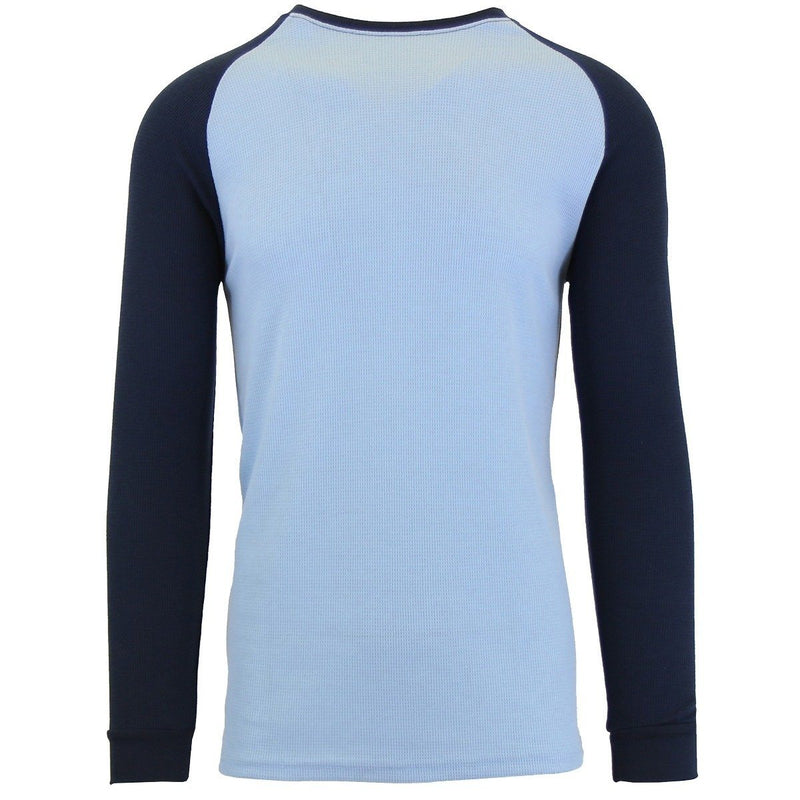 Galaxy by Harvic Men's Raglan Thermal Shirt - Assorted Sizes Men's Apparel S Blue/Navy - DailySale