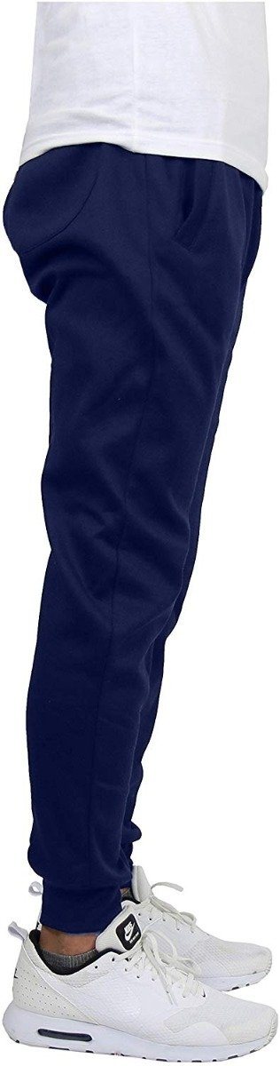 Galaxy By Harvic Men's Slim Fit Fleece Navy Jogger Pants - Size: Large Men's Apparel - DailySale