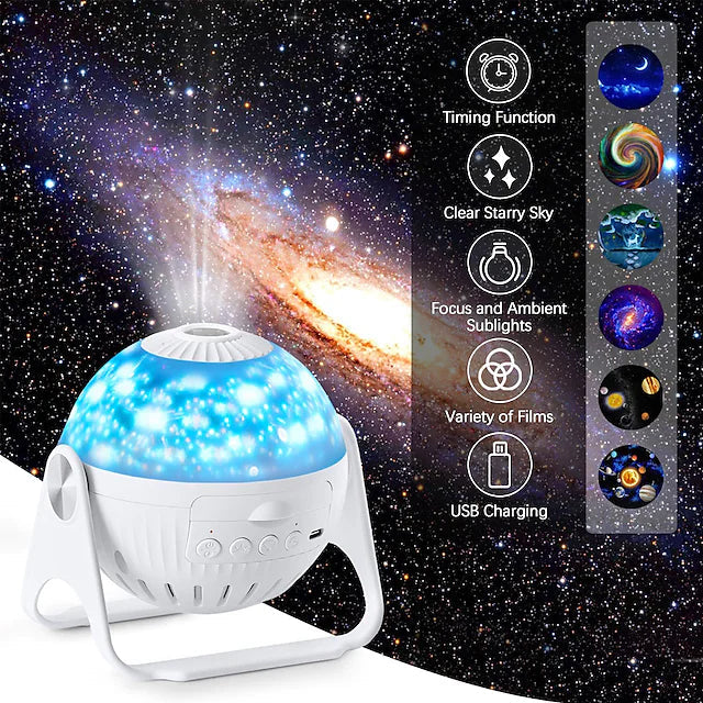 Galaxy Projection Night Lamp Indoor Lighting - DailySale