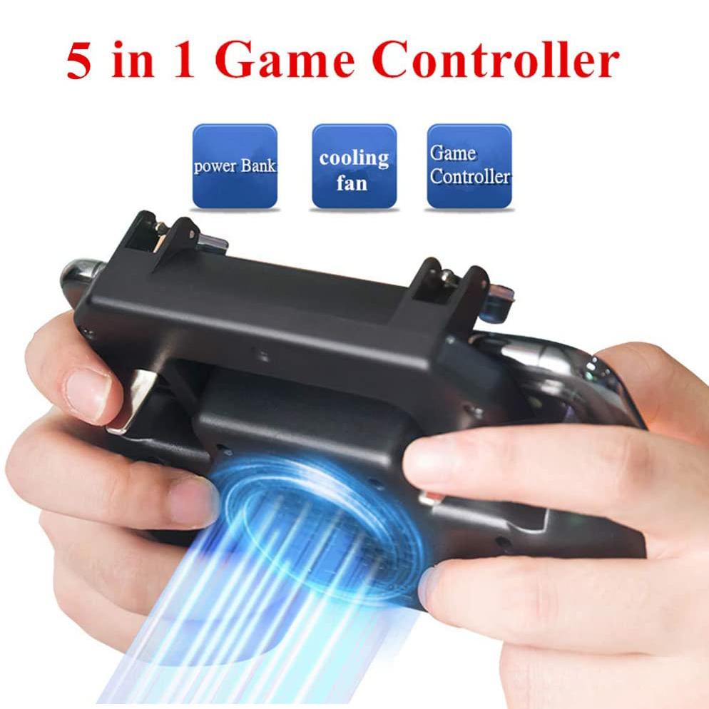 Gaming Grip with Portable Charger Cooling Fan Video Games & Consoles - DailySale