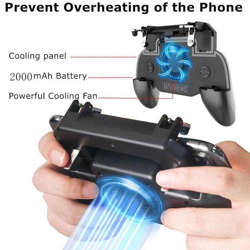 Gaming Grip with Portable Charger Cooling Fan Video Games & Consoles - DailySale