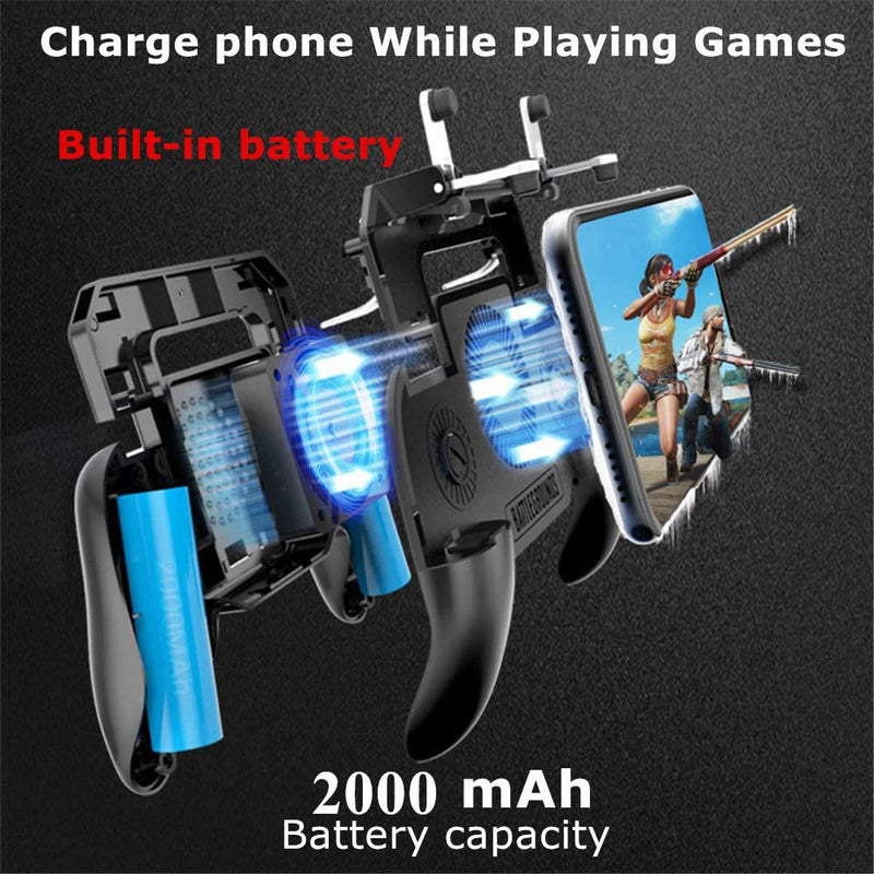 Gaming Grip with Portable Charger Cooling Fan Video Games & Consoles - DailySale