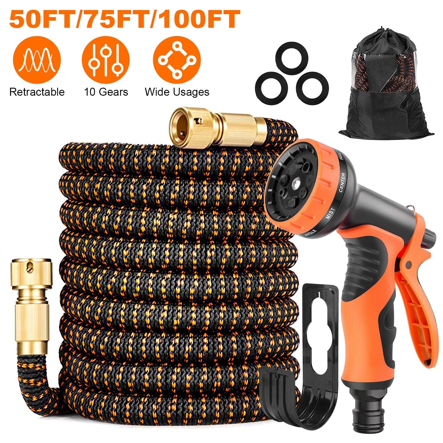 Garden Hose Watering Kit with Spray Nozzle Garden & Patio - DailySale