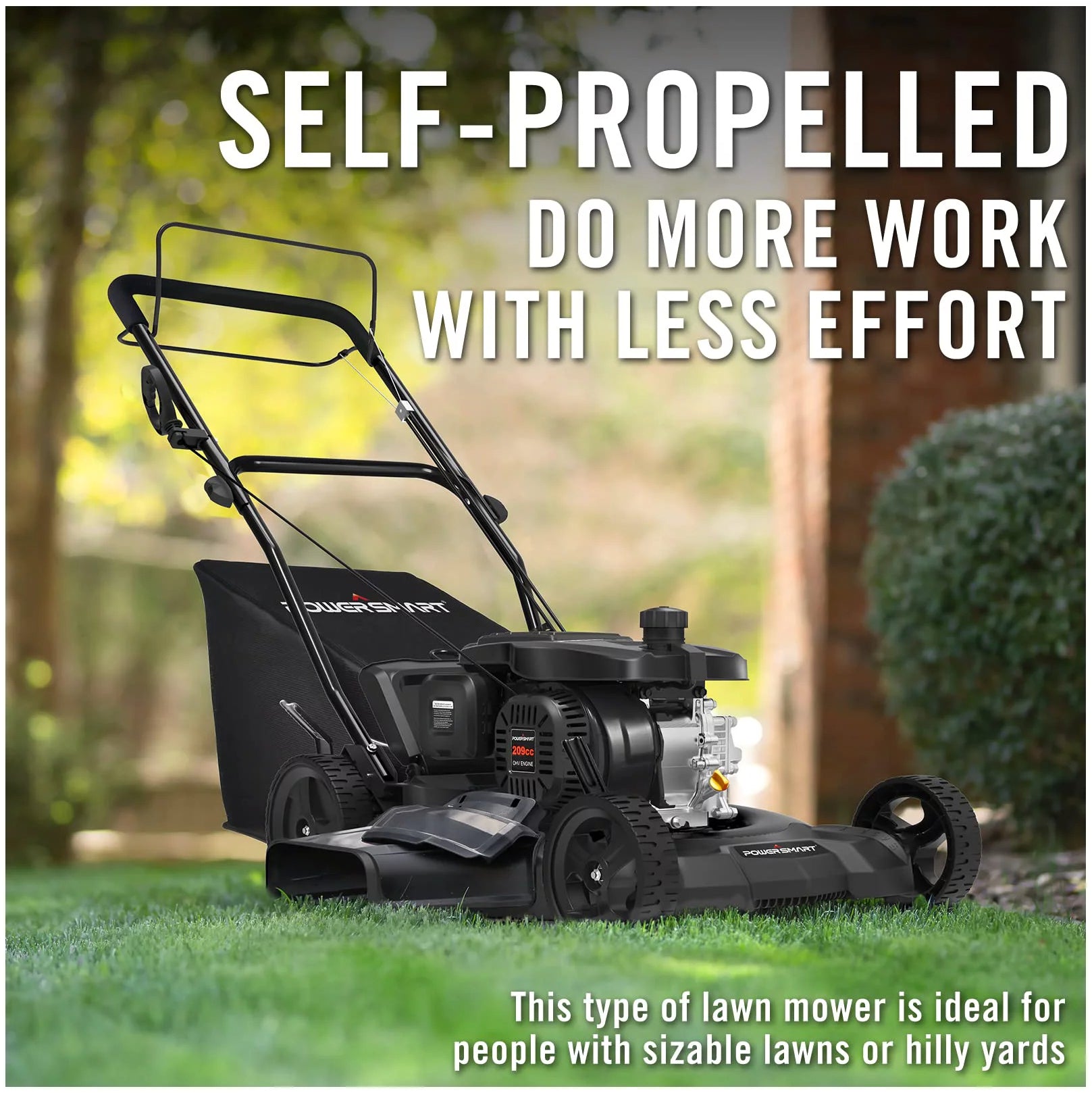 Gas Powered Self-Propelled Lawn Mower Garden & Patio - DailySale