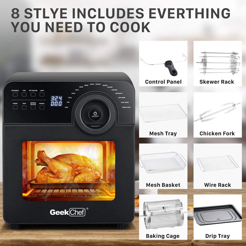 Geek Chef Electric Air Fryer Oven Kitchen Appliances - DailySale