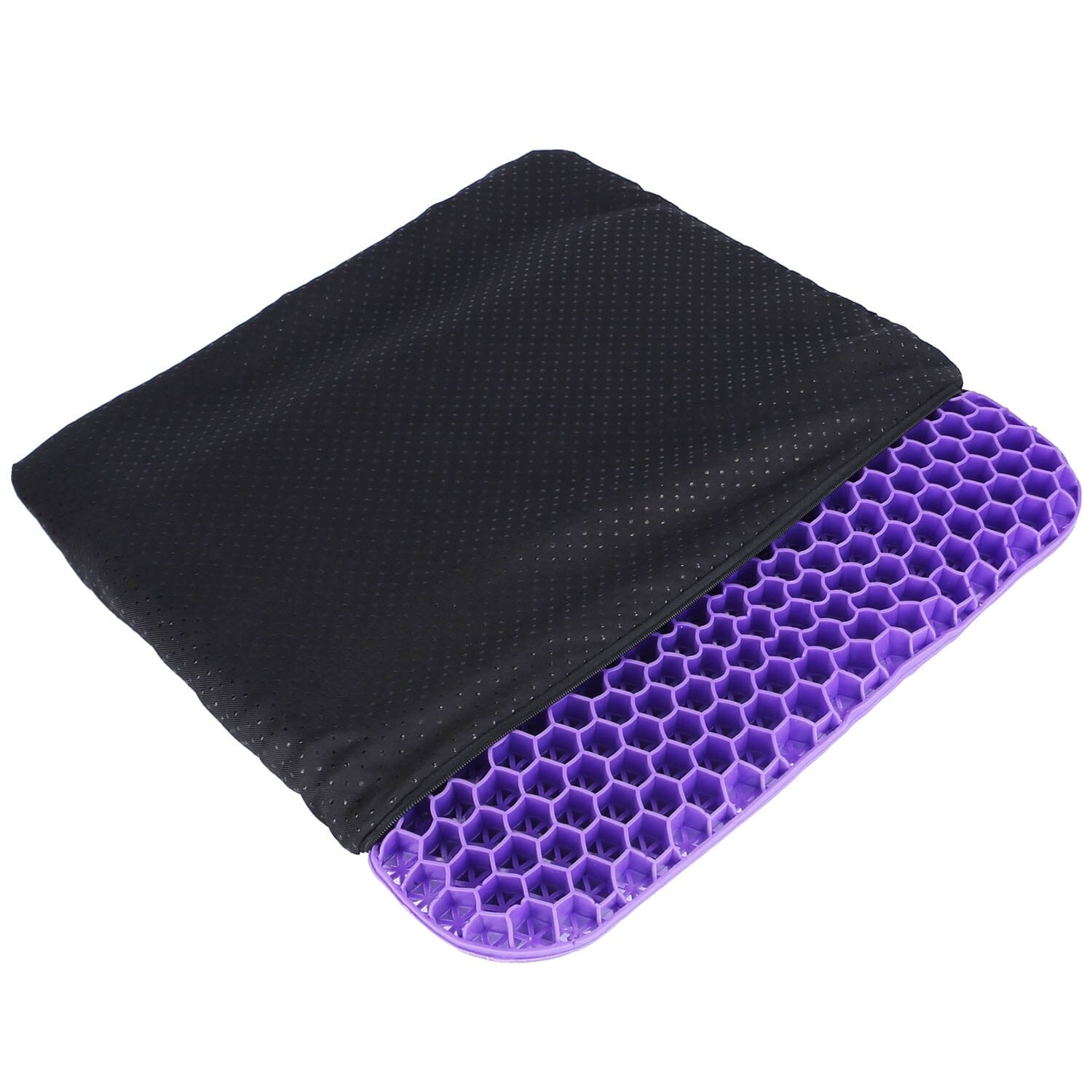 Gel Seat Cushion Non-Slip Breathable Honeycomb Sitting Cushion Pressure Pad Wellness - DailySale