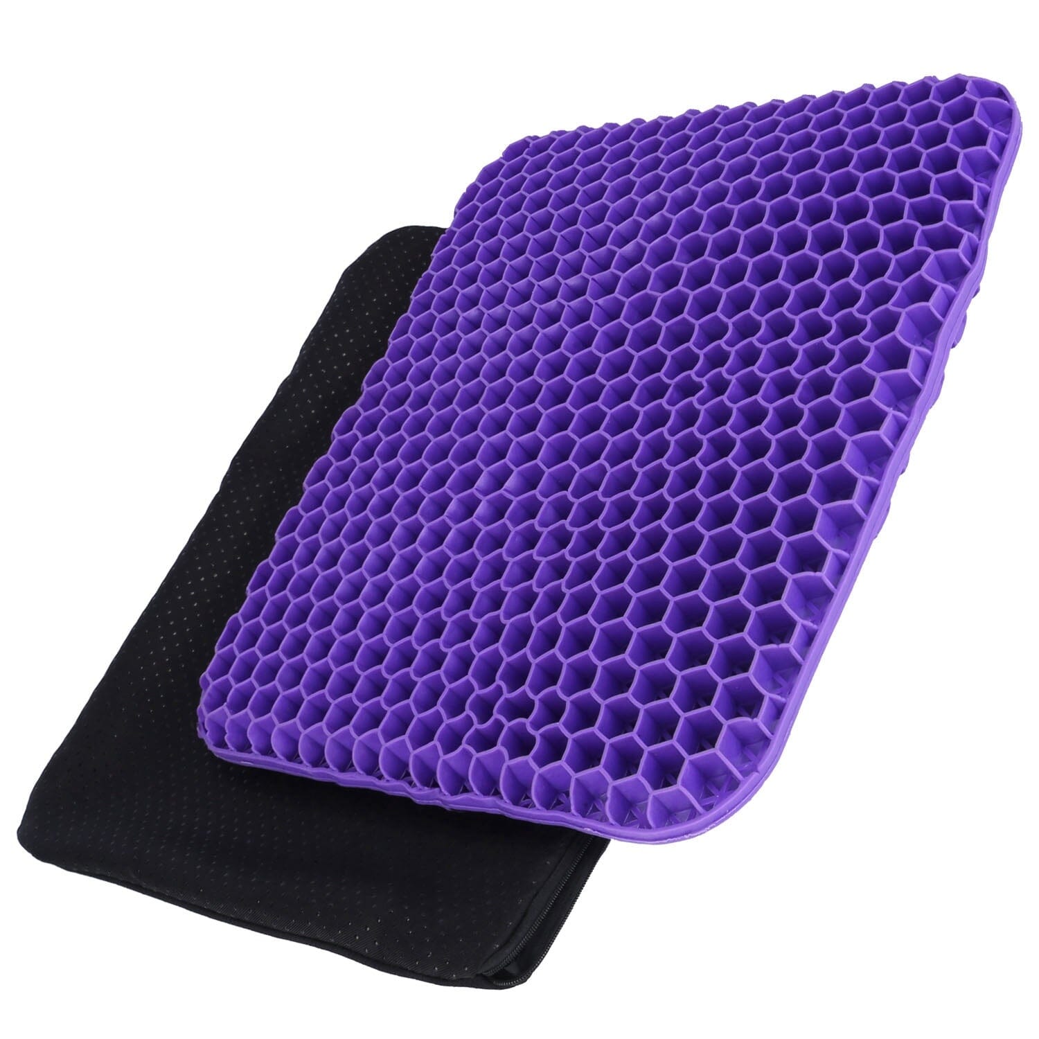 Gel Seat Cushion Non-Slip Breathable Honeycomb Sitting Cushion Pressure Pad Wellness - DailySale