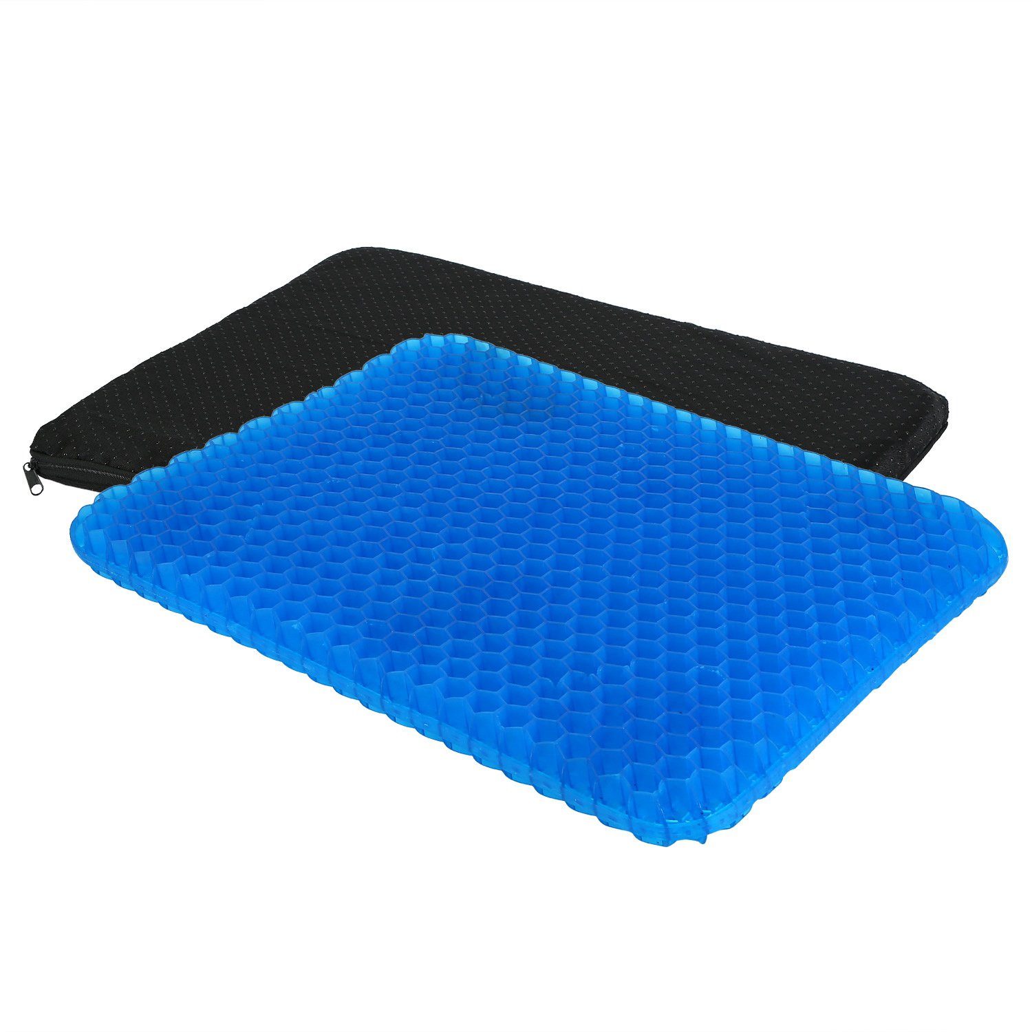 Gel Seat Cushion Non-Slip Breathable Honeycomb Sitting Cushion Wellness - DailySale