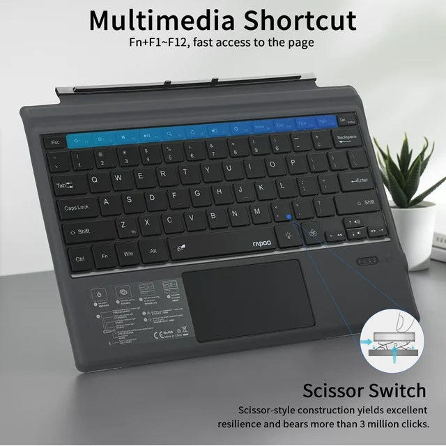 Generic Bluetooth Surface Pro Keyboard Computer Accessories - DailySale