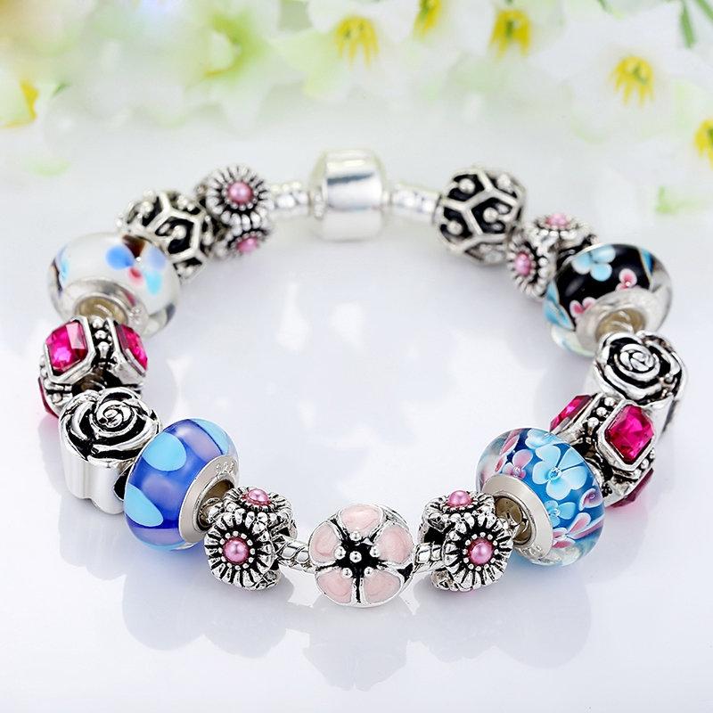 Genuine Murano Glass and Crystal Bracelet Jewelry - DailySale