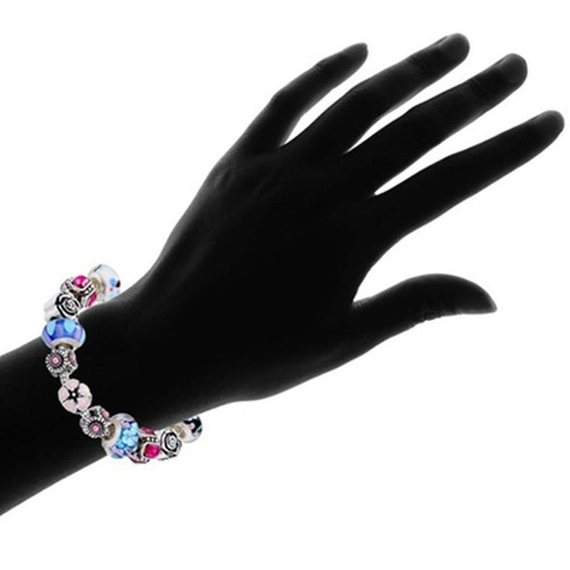 Genuine Murano Glass and Crystal Bracelet Jewelry - DailySale