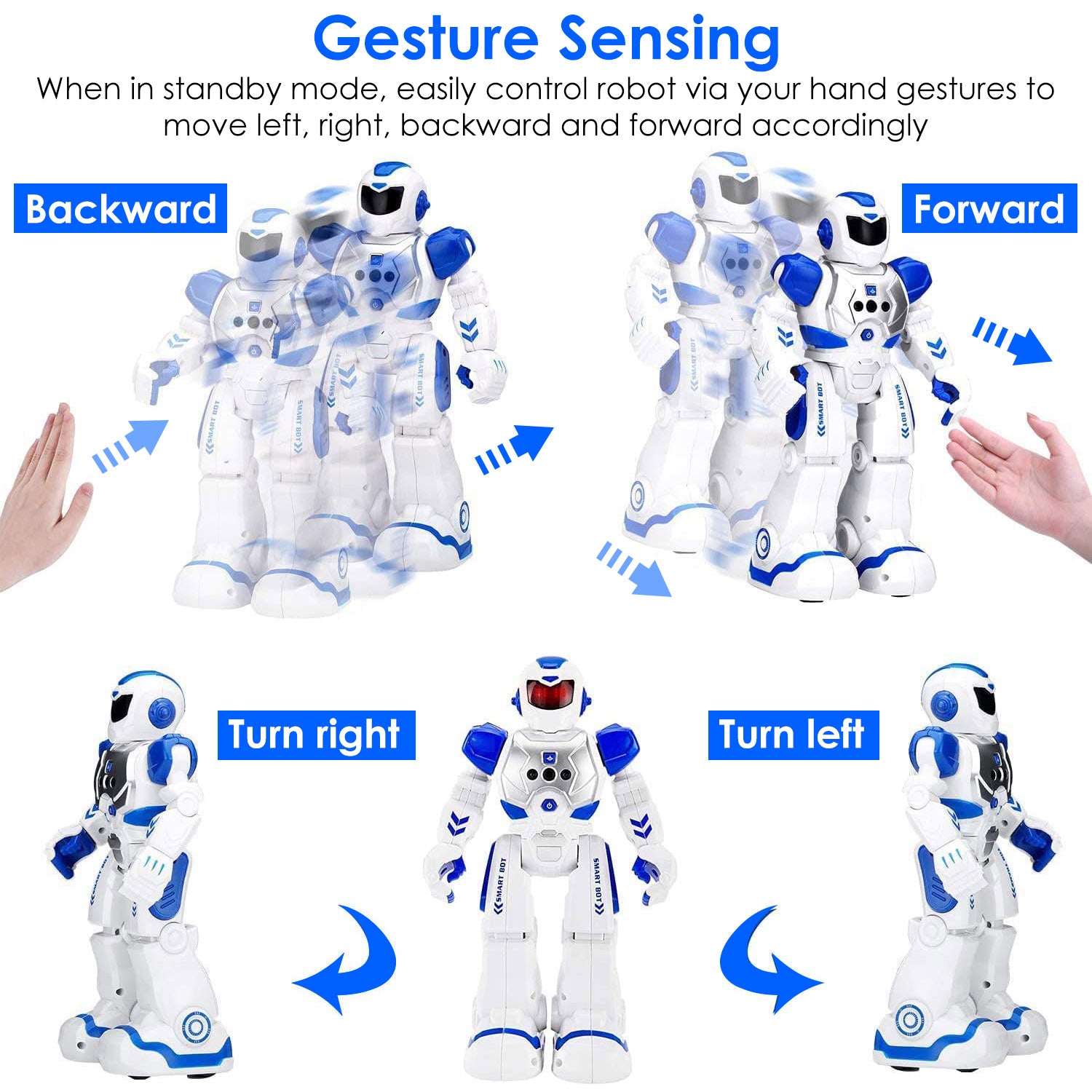 Gesture Sensing Intelligent Remote Control Robot Toys & Games - DailySale