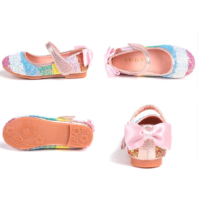 Girls' Glitters PU Sequined Jeweled Flat Shoes Baby - DailySale