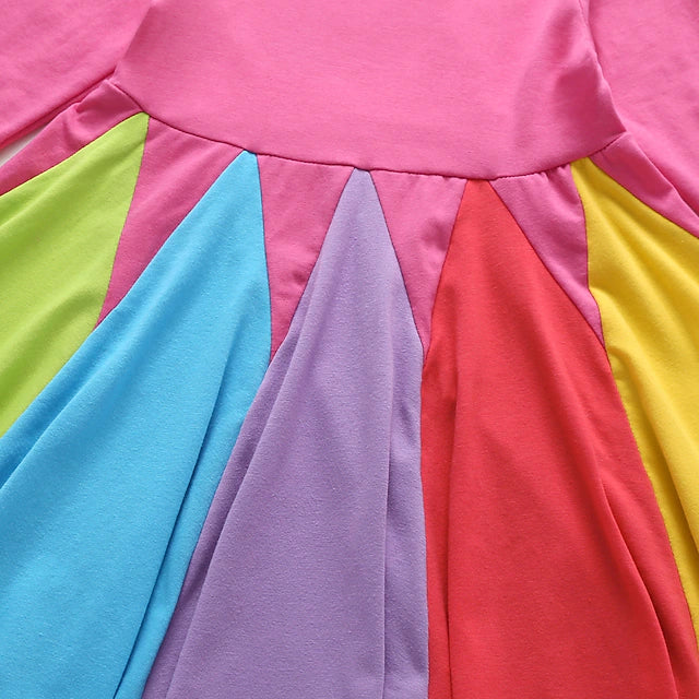 Girls' Rainbow Casual Dress Kids' Clothing - DailySale
